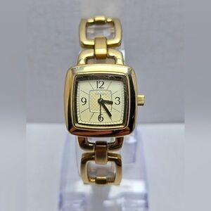 Fossil ES-8727 Two Tone Quartz Analog Ladies Watch Sz. 6\